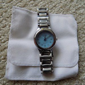 GUESS JEANS INDIGLO WATERPRO STAINLESS STEEL WATCH
